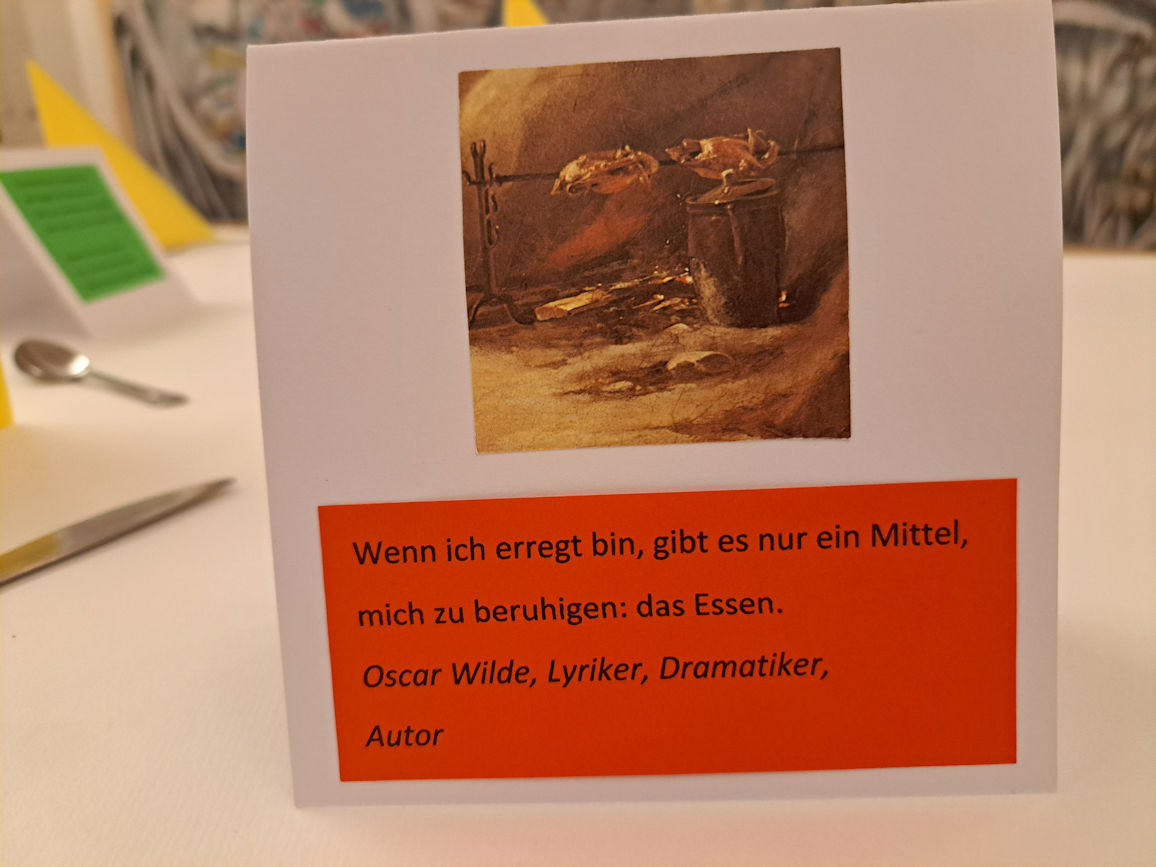 Ein gutes Essen schenkt Ruhe und Gelassenheit